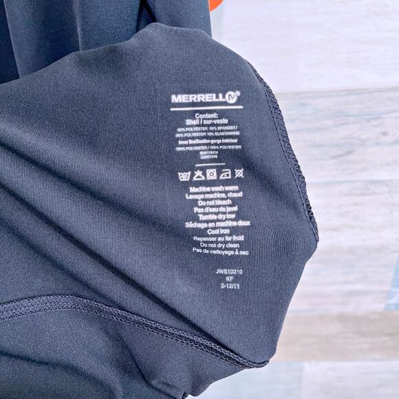 Merrell Lily Dress Black Activewear Opti-Wick UPF 50+ Bra Stretch Womens Large - Picture 6 of 6